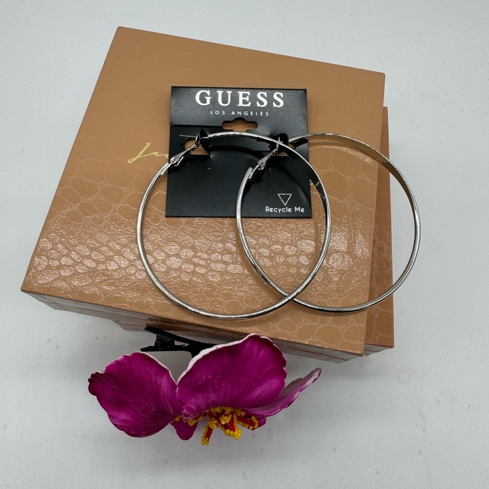 Silver guess hoops